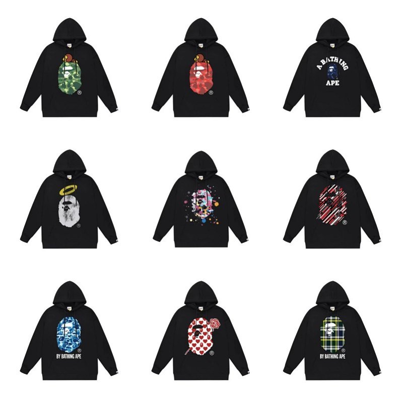 Kakobuy spreadsheet A Bathing Ape hoodies - A Bathing Ape Ape Head Graphic Pullover Hoodie product image
