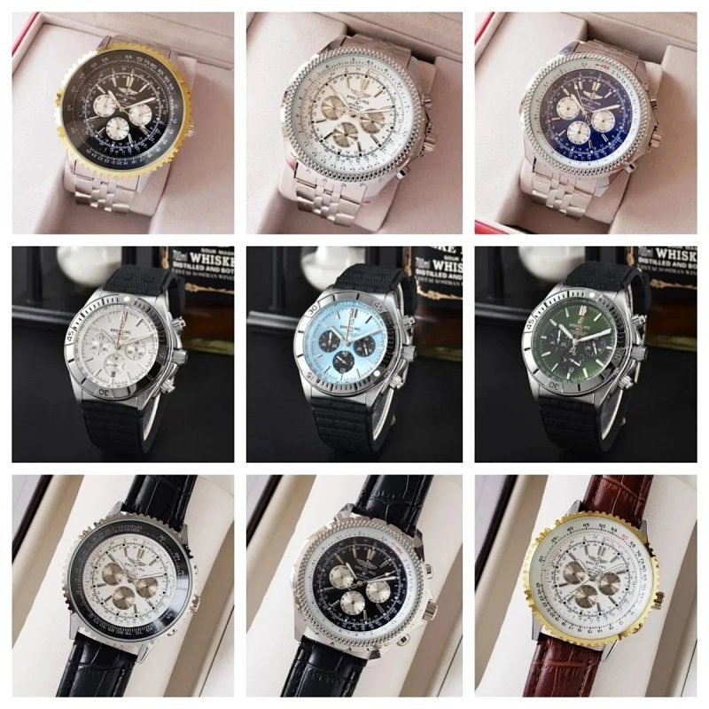 Kakobuy spreadsheet accessories - Bentley Motors Multi-Dial Leather Strap Chronograph Style Watch product image