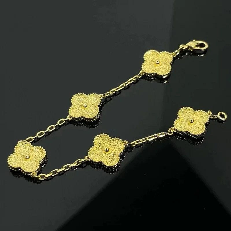 Kakobuy spreadsheet jewelry - Clover Motif Gold Chain Bracelet product image