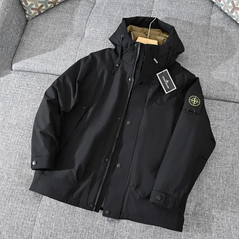 Kakobuy spreadsheet Stone Island jackets - Stone Island Black Hooded Jacket product image