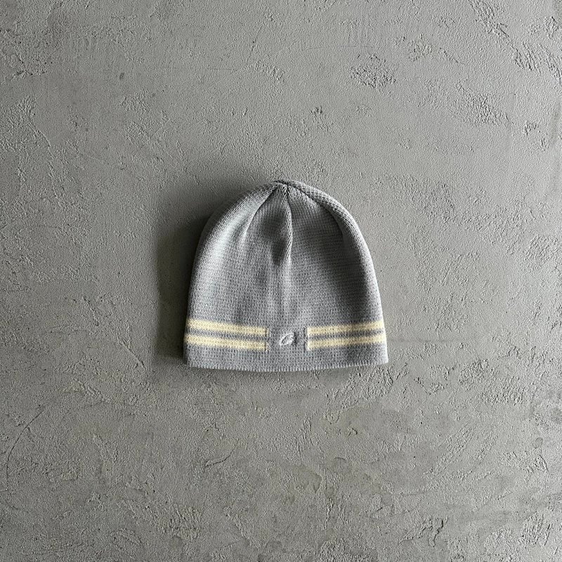 Kakobuy spreadsheet ASICS headwear - ASICS Grey Striped Knit Beanie product image