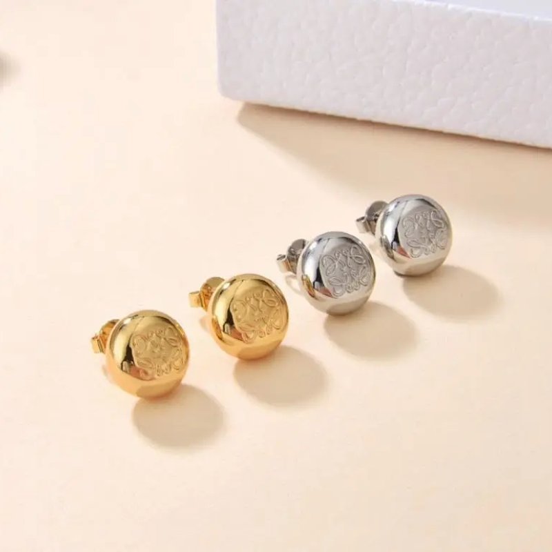 Kakobuy spreadsheet jewelry - Gold and Silver Tone Anagram Motif Earrings product image