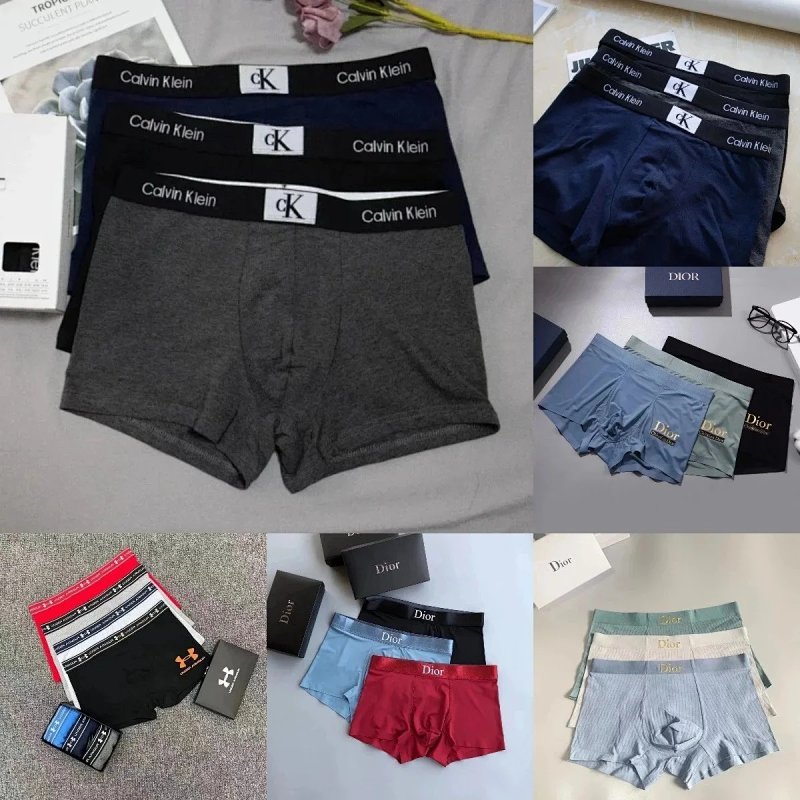 Kakobuy spreadsheet accessories - Multicolor Logo Waistband Boxer Briefs Underwear Set product image