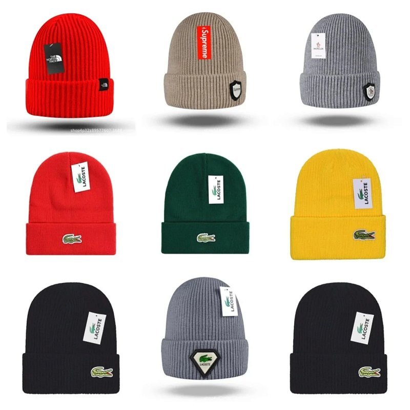 Kakobuy spreadsheet headwear - Multicolor Ribbed and Plain Knit Cuffed Beanie Hats product image