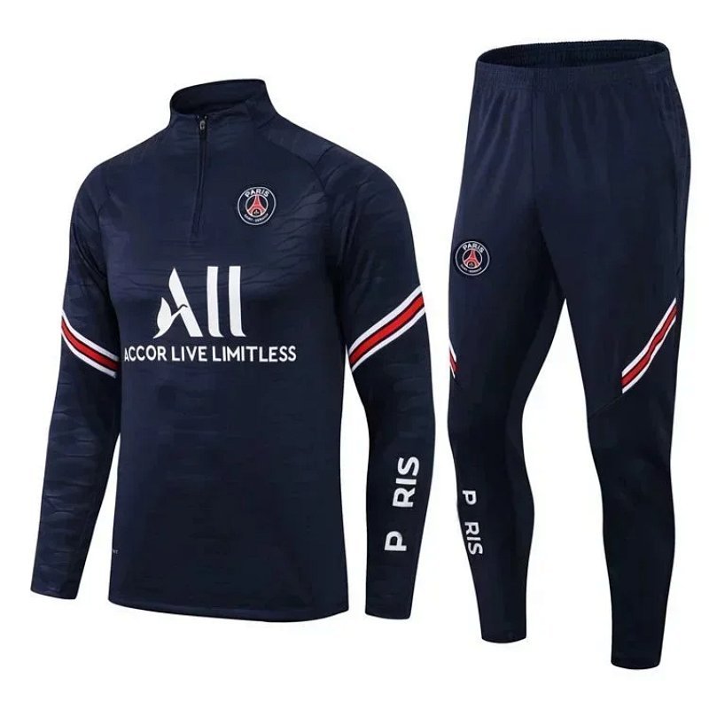 Kakobuy spreadsheet jerseys - Paris Graphic Print Quarter-Zip Football Training Suit Set product image