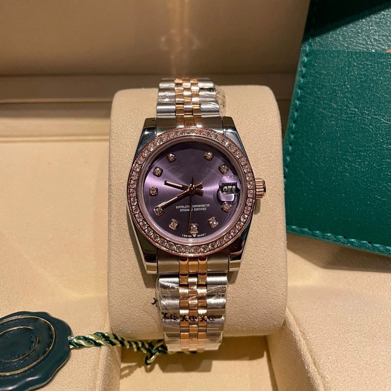 Kakobuy spreadsheet accessories - Two-Tone Datejust-Style Wristwatch with Crystal or Fluted Bezel product image