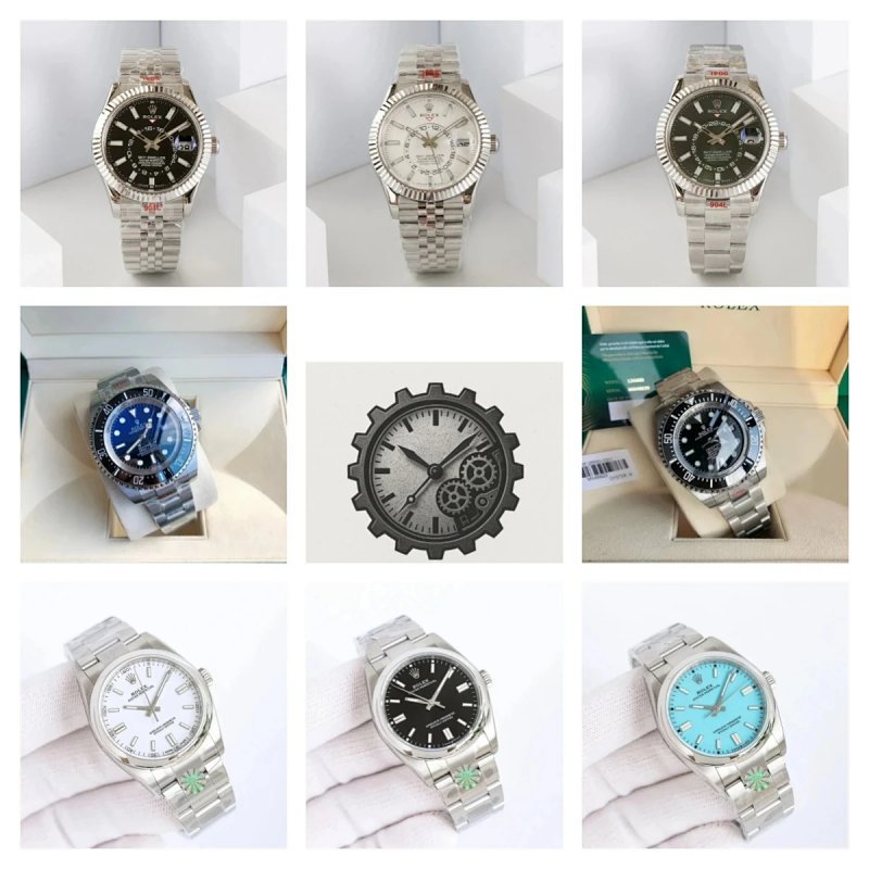Kakobuy spreadsheet Rolex watches - Rolex Submariner Style Silver Steel Black Dial Watch product image