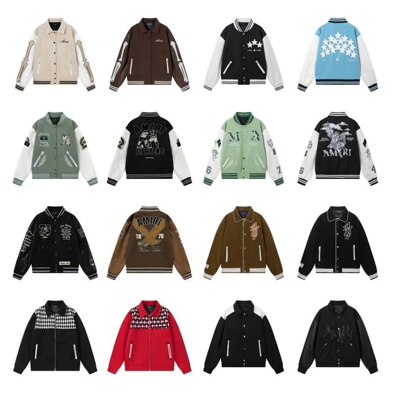 Kakobuy spreadsheet accessories - 重工刺绣休闲棒球服宽松休闲潮流夹克外套男 product image