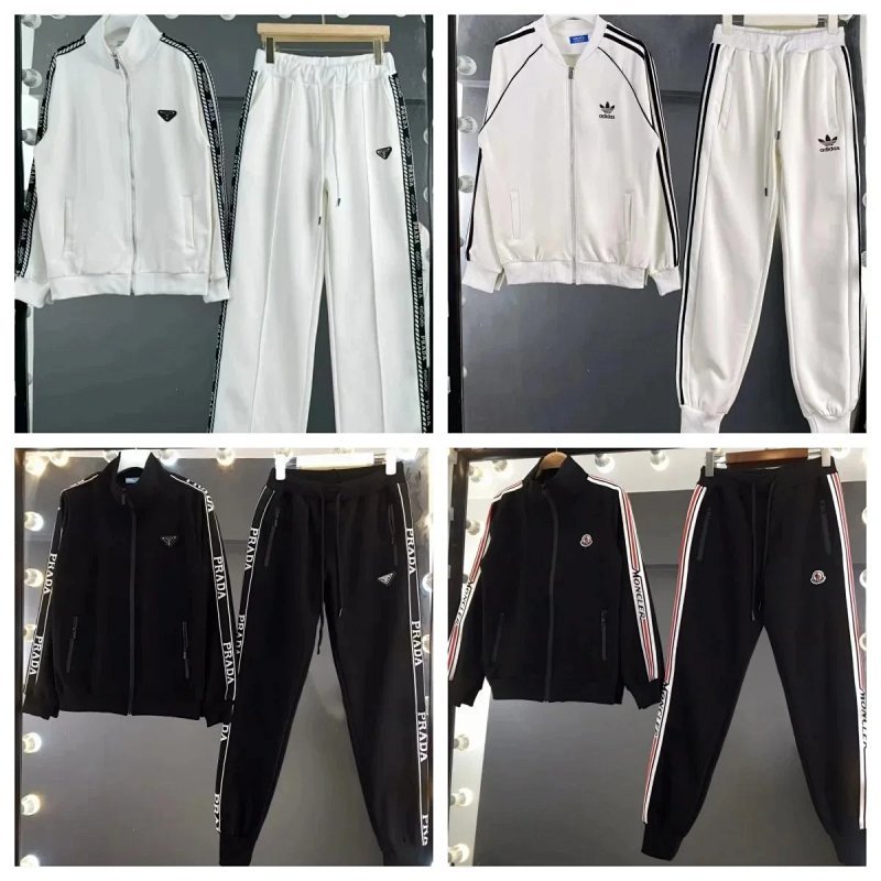 Kakobuy spreadsheet adidas hoodies - adidas Contrast Stripe Two-Piece Tracksuit Set product image