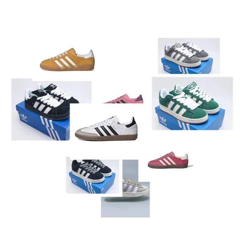 Kakobuy spreadsheet adidas shoes - adidas Campus and Gazelle Multicolor Casual Shoes product image