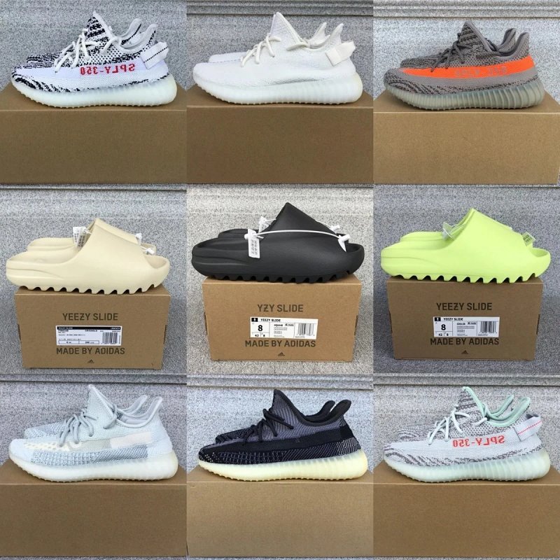 Kakobuy spreadsheet adidas shoes - adidas Yeezy Slide and Yeezy Boost 350 V2 Style Assorted Colors Sneakers and Slides product image