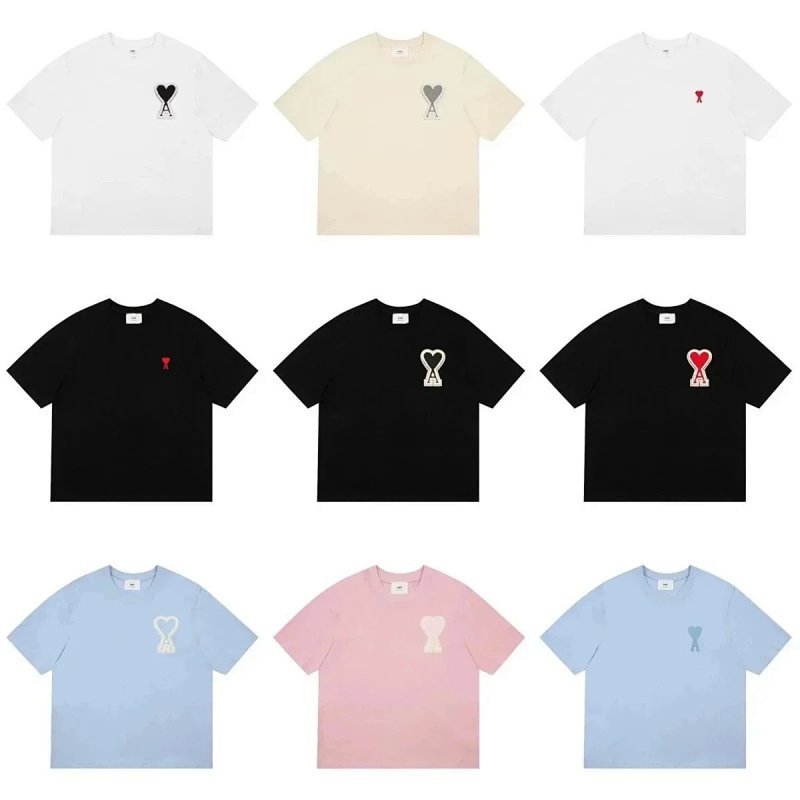 Kakobuy spreadsheet Ami Paris t-shirts - Ami Paris Ami de Cœur Heart Logo T-Shirt product image