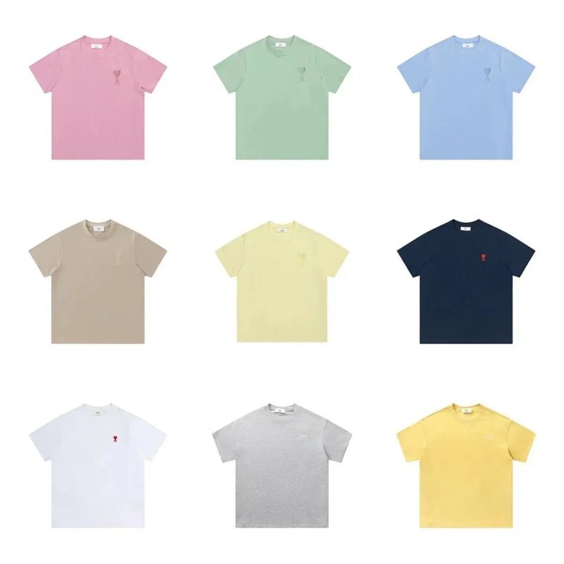 Kakobuy spreadsheet Ami t-shirts - Ami Embroidered Heart Logo Short-Sleeve T-Shirt product image