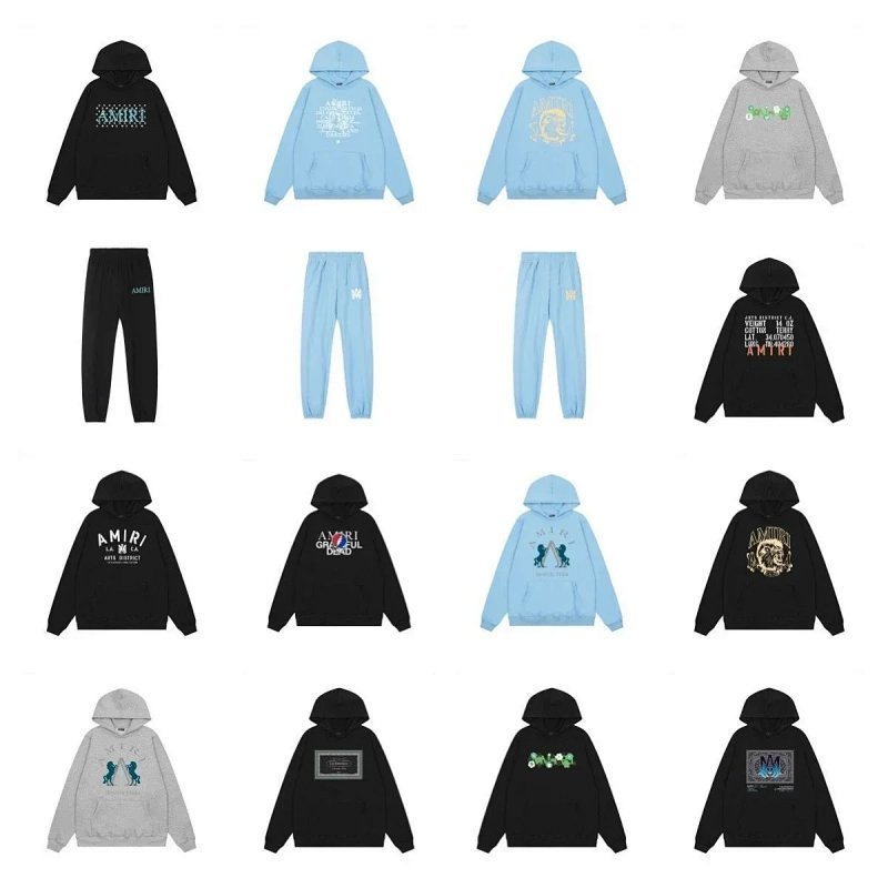Kakobuy spreadsheet Amiri hoodies - Amiri Graphic Print Fleece Hooded Sweatshirt and Sweatpants Set product image
