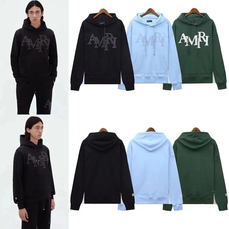 Kakobuy spreadsheet Amiri hoodies - AMIRI Overlapping Logo Appliqué Hoodie product image