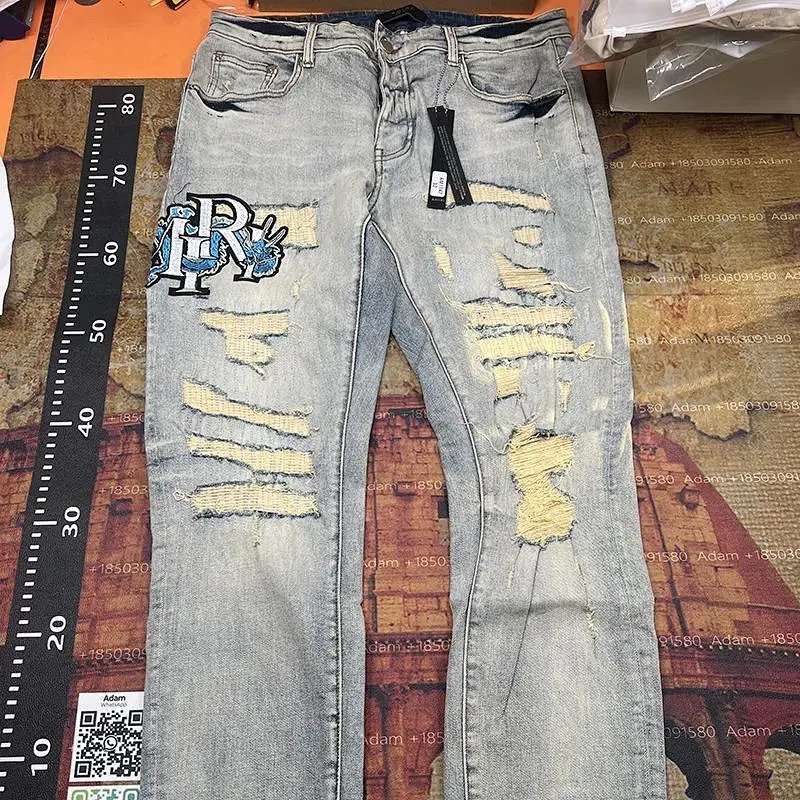 Kakobuy spreadsheet AMIRI pants - AMIRI Distressed Denim Jeans product image