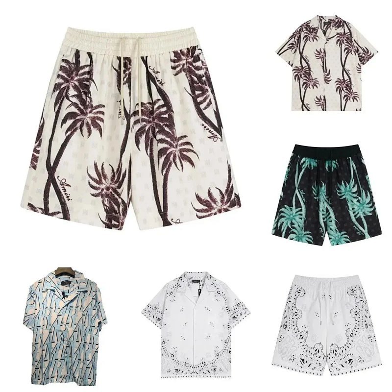 Kakobuy spreadsheet Amiri pants - Amiri Printed Short-Sleeve Shirt and Shorts Set product image