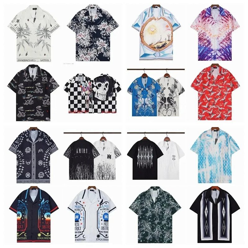 Kakobuy spreadsheet Amiri accessories - Amiri Graphic and Floral Print Short-Sleeve Shirts product image