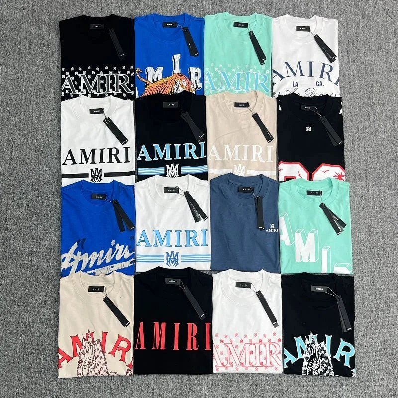 Kakobuy spreadsheet Amiri t-shirts - Amiri Graphic Logo Print Loose Fit Short Sleeve T-Shirt product image