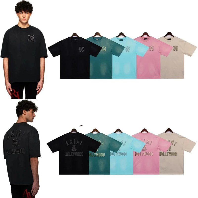 Kakobuy spreadsheet Amiri t-shirts - Amiri Hollywood Graphic Logo Print T-Shirt product image