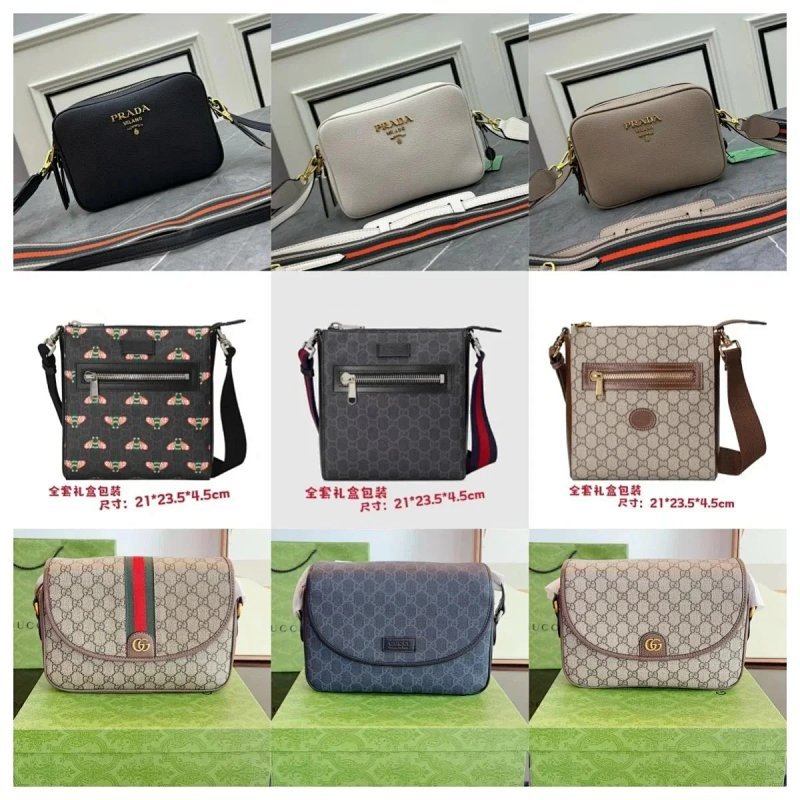 Kakobuy spreadsheet bags - 01Europe and the United States men's bag shoulder bag FashionTOP product image