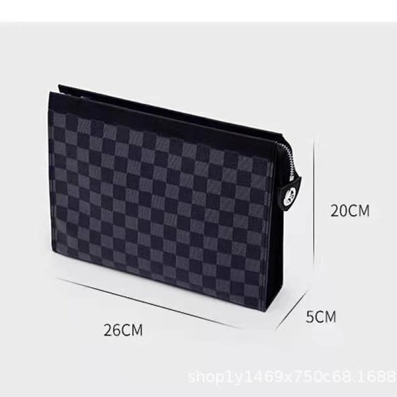 Kakobuy spreadsheet bags - Black Checkerboard Clutch Bag product image