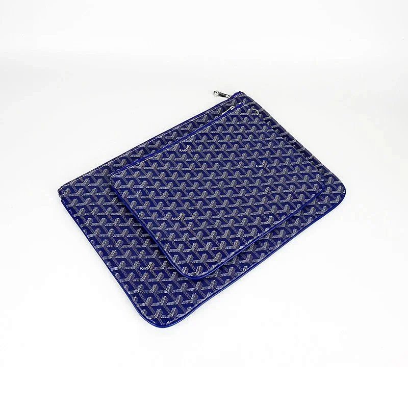 Kakobuy spreadsheet accessories - Blue Chevron Print Zipper Pouch product image