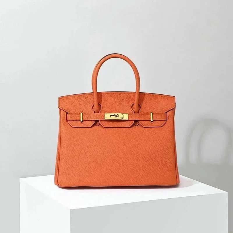 Kakobuy spreadsheet bags - Grained Leather Top-Handle Handbag product image