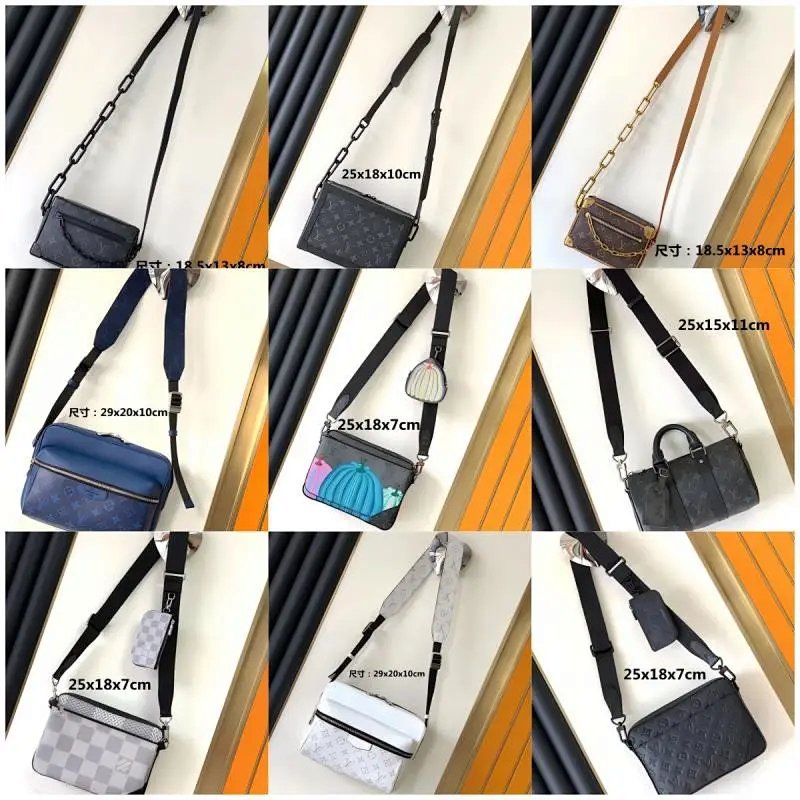 Kakobuy spreadsheet bags - New style men's and women's genuine leather box bag product image