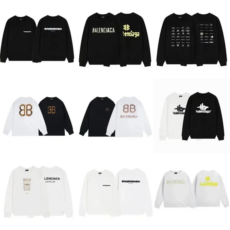 Kakobuy spreadsheet Balenciaga hoodies - Balenciaga Graphic Print Crewneck Sweatshirt product image