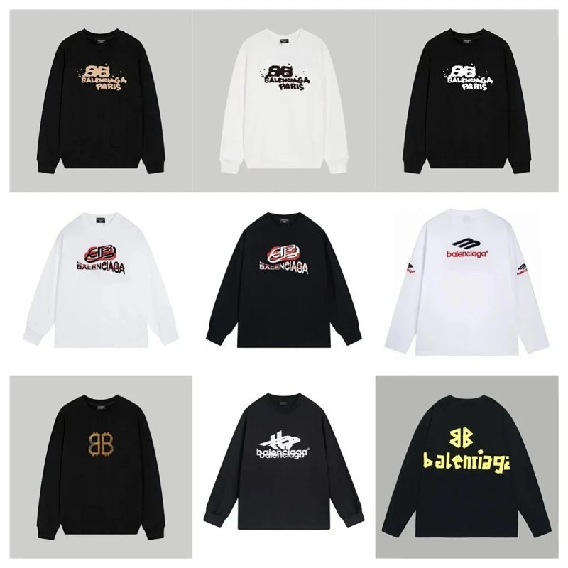 Kakobuy spreadsheet Balenciaga hoodies - Balenciaga Graphic Print Crewneck Sweatshirt product image