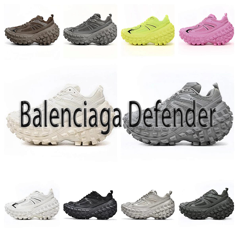 Kakobuy spreadsheet Balenciaga shoes - Balenciaga Defender Multi-Color Chunky Sneakers product image