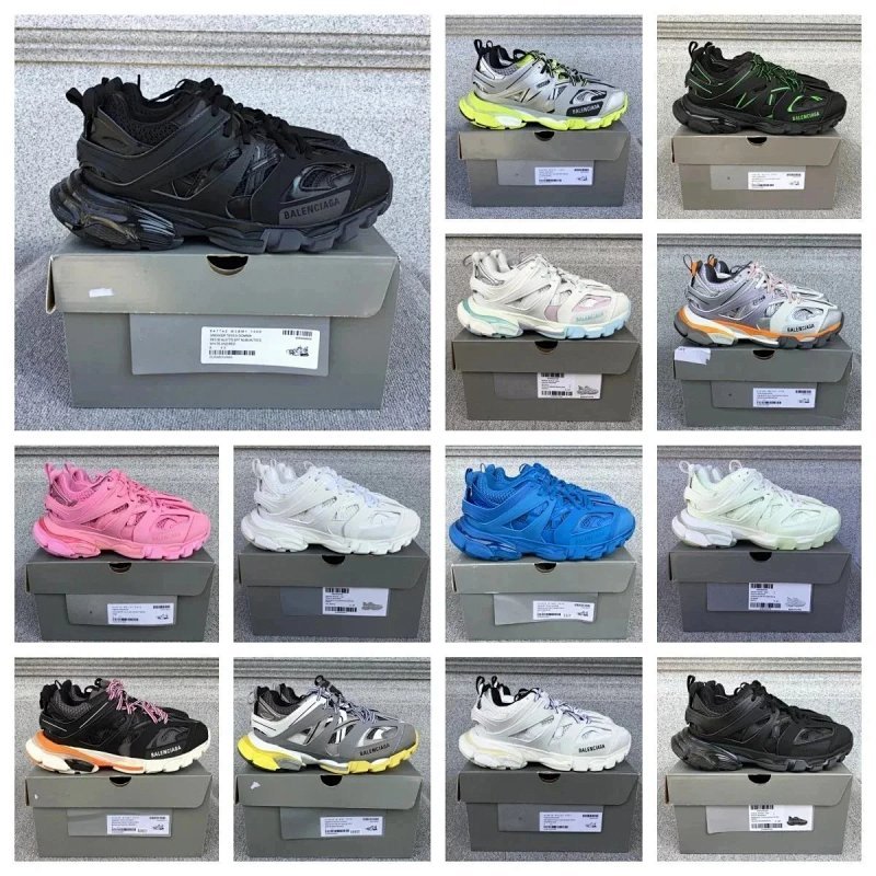 Kakobuy spreadsheet Balenciaga shoes - Balenciaga Track Multi-Color Chunky Sneakers product image