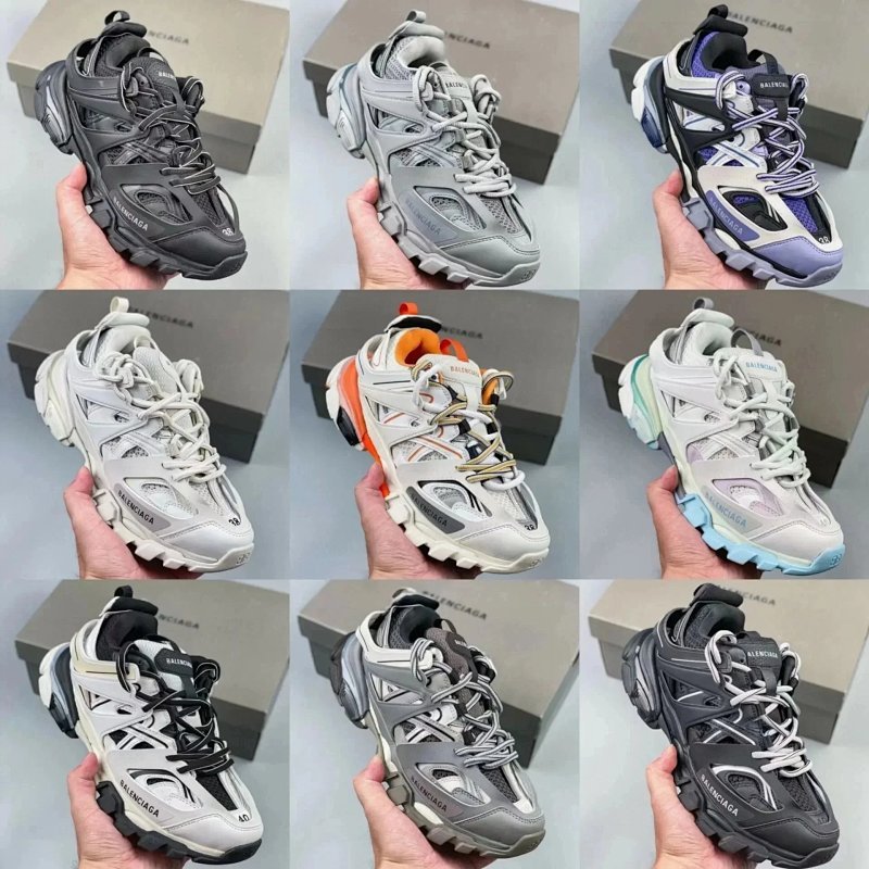 Kakobuy spreadsheet Balenciaga shoes - Balenciaga Track Multi-Color Layered Mesh and Nylon Sneakers product image