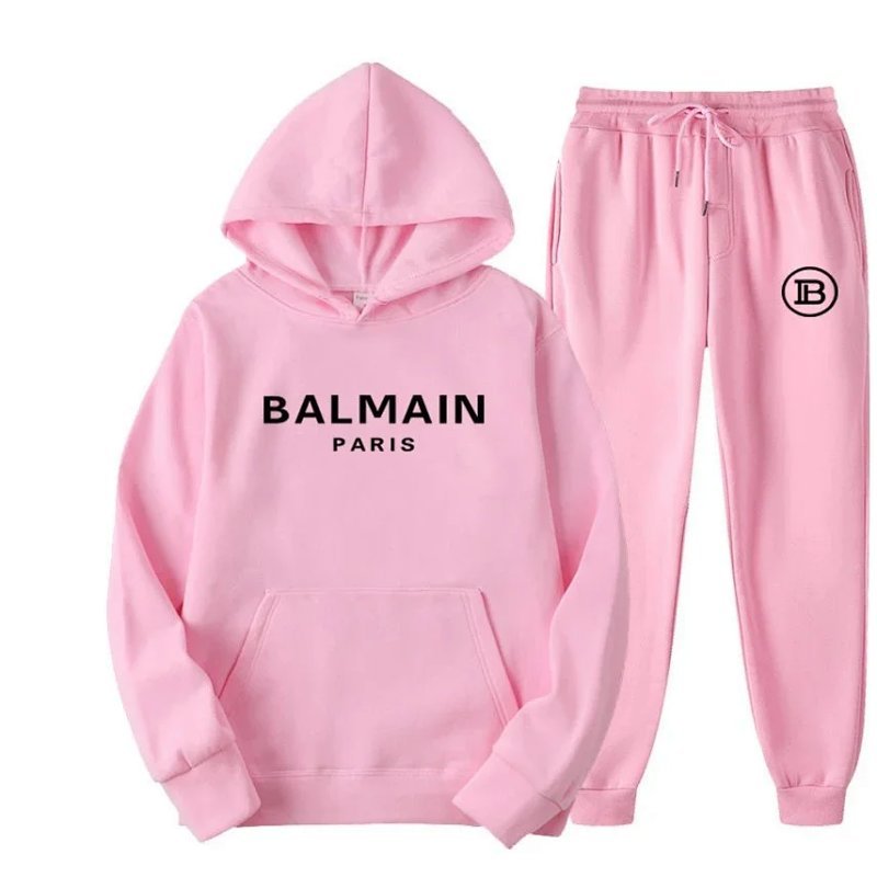 Kakobuy spreadsheet Balmain hoodies - Balmain Logo Print Hoodie and Joggers Tracksuit Set product image