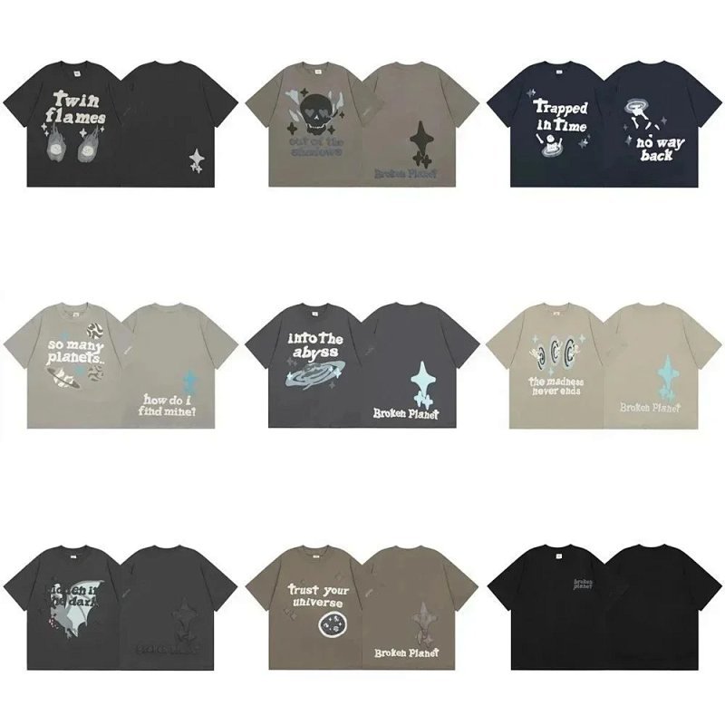 Kakobuy spreadsheet Broken Planet hoodies - Broken Planet Graphic Print Crewneck T-Shirt · Style 1871 product image
