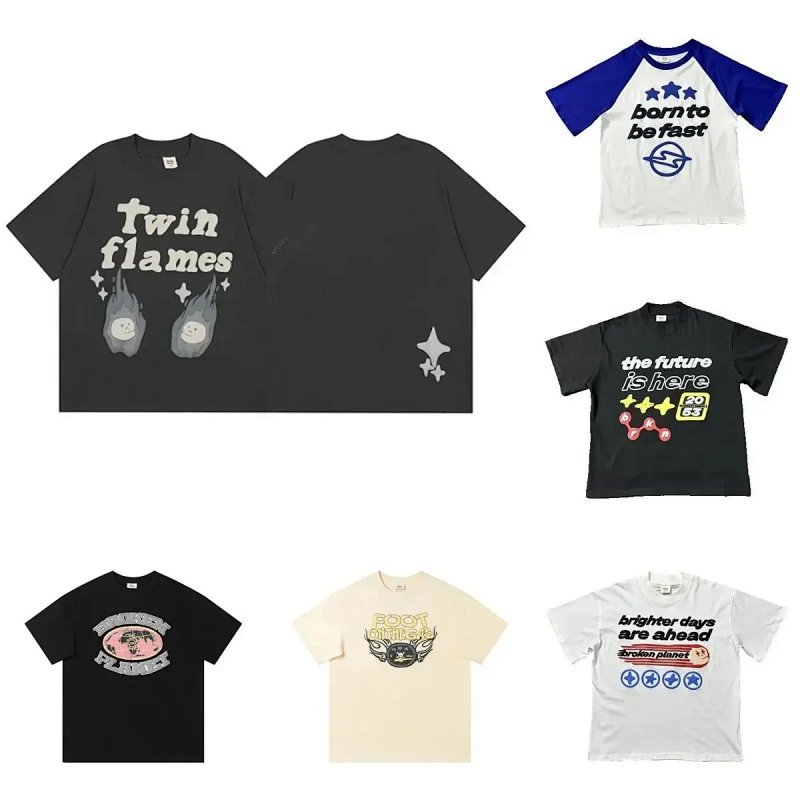 Kakobuy spreadsheet Broken Planet hoodies - Broken Planet Graphic Print Crewneck T-Shirt · Style 2865 product image