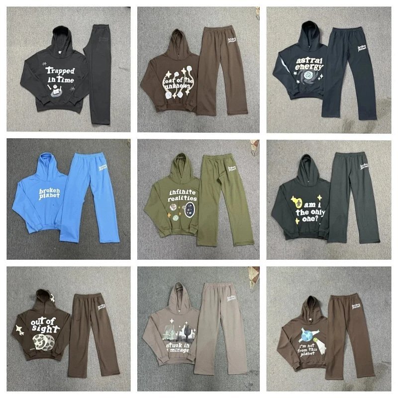 Kakobuy spreadsheet Broken Planet hoodies - Broken Planet Graphic Print Hoodie and Sweatpants Set · Style 7942 product image