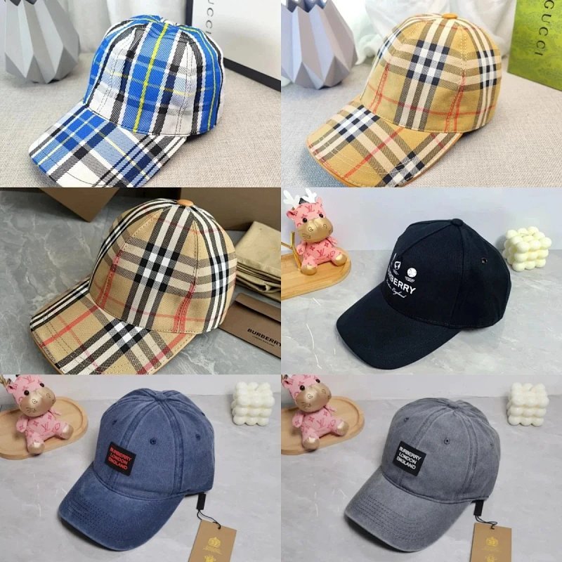 Kakobuy spreadsheet Burberry accessories - Burberry Plaid and Embroidered Graphic Baseball Cap product image