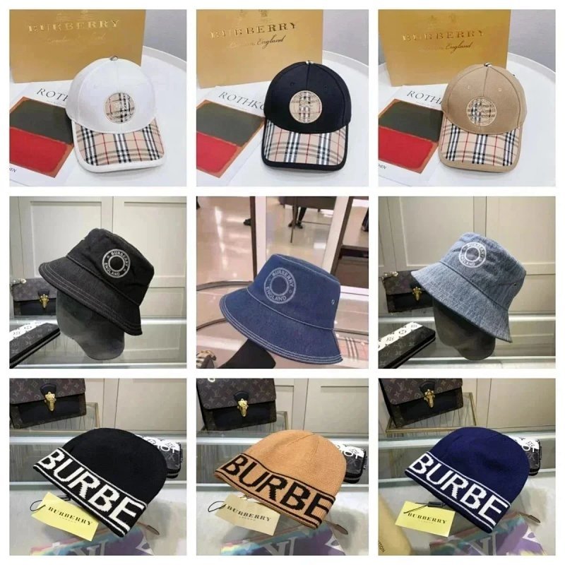 Kakobuy spreadsheet Burberry headwear - Burberry Plaid and Zebra Print Caps and Bucket Hats product image