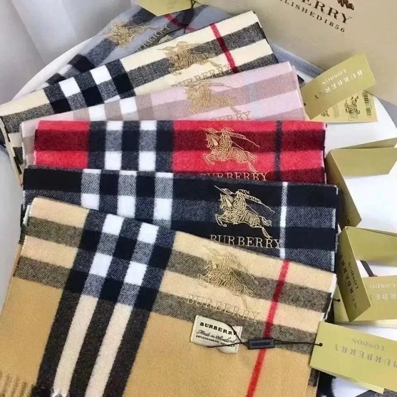 Kakobuy spreadsheet Burberry accessories - Burberry Plaid Check Fringed Scarf product image