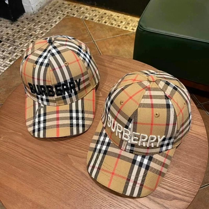 Kakobuy spreadsheet Burberry headwear - Burberry Vintage Check Plaid Baseball Cap and Bucket Hat product image