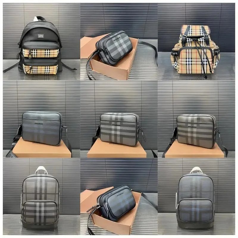 Kakobuy spreadsheet Burberry bags - Burberry Hm09 Plaid Check Patterned Backpacks and Crossbody Bags product image