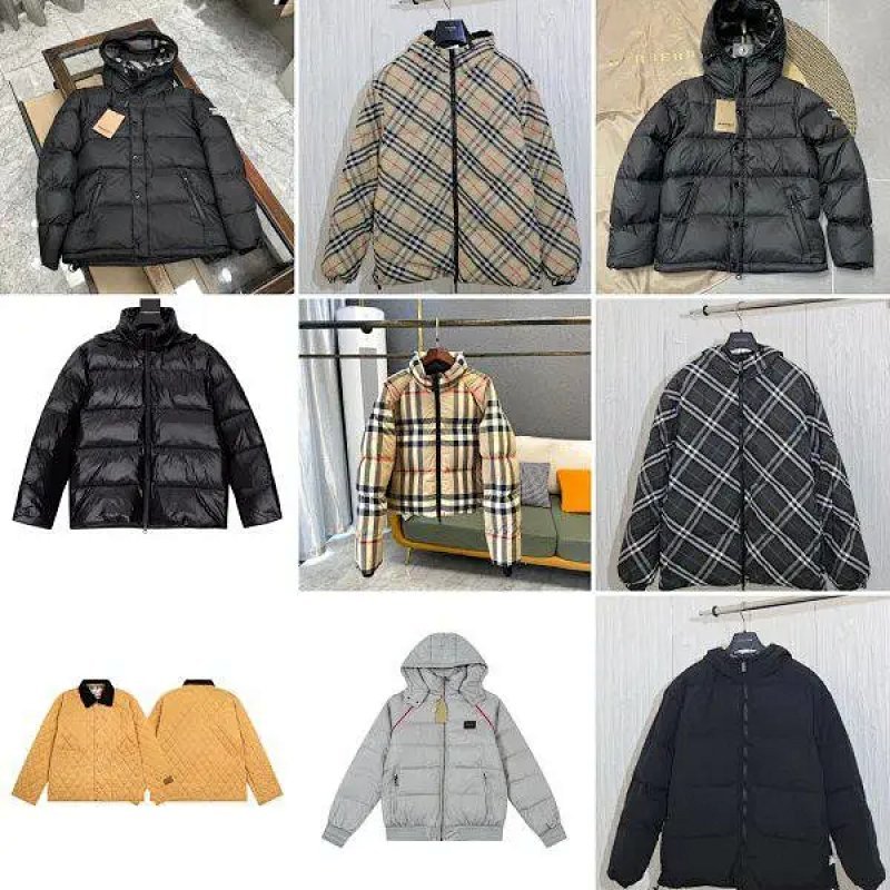 Kakobuy spreadsheet Burberry jackets - Burberry Puffer Jacket with Check Pattern product image
