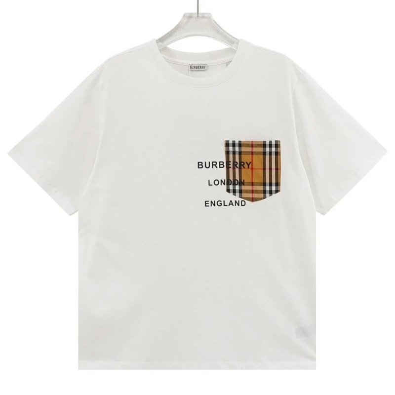 Kakobuy spreadsheet Burberry t-shirts - Burberry Plaid Pocket Print Short-Sleeve T-Shirt product image