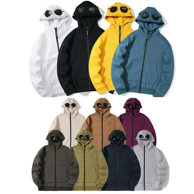 Kakobuy spreadsheet C.P. Company hoodies - C.P. Company Goggle Solid Color Full-Zip Hoodie product image