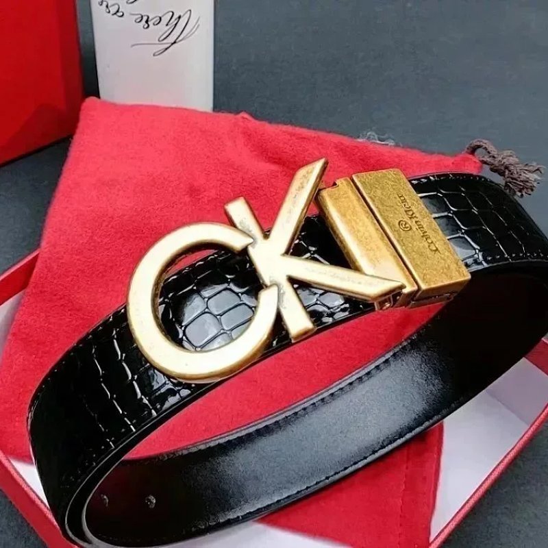 Kakobuy spreadsheet Calvin Klein accessories - Calvin Klein CK Logo Buckle Leather Belt product image