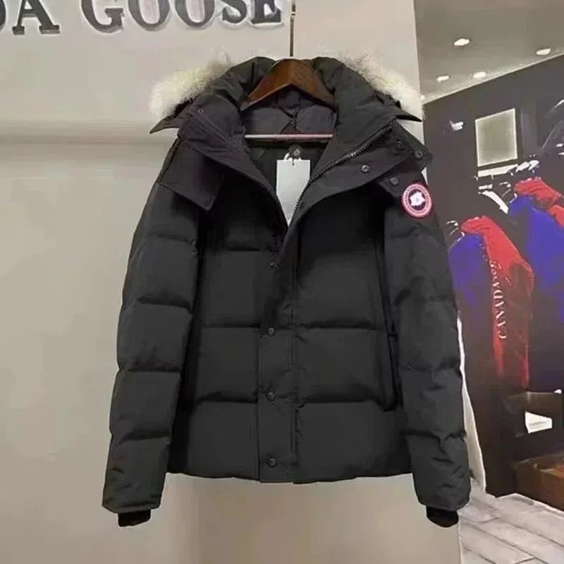 Kakobuy spreadsheet Canada Goose jackets - Canada Goose Down Jacket with Fur Hood - solid quilted design with fur-trimmed hood product image