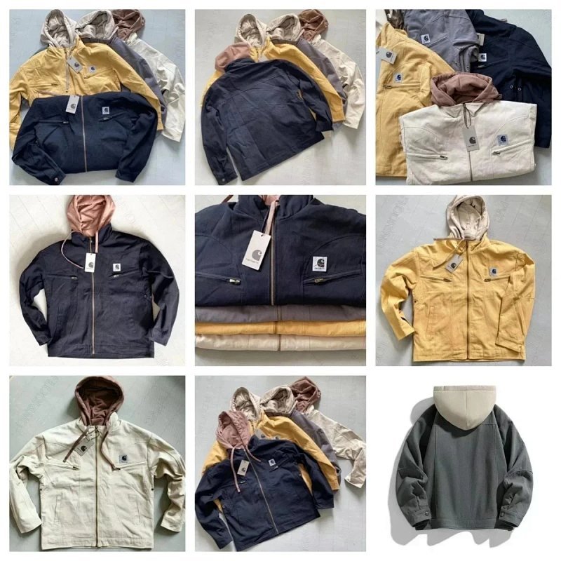 Kakobuy spreadsheet Carhartt jackets - Carhartt Layered Fake Two-Piece Hooded Work Jacket product image