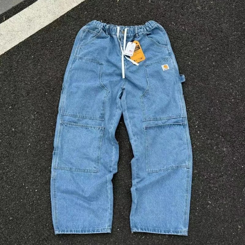 Kakobuy spreadsheet Carhartt pants - Carhartt Double Knee Light Blue Denim Pants product image